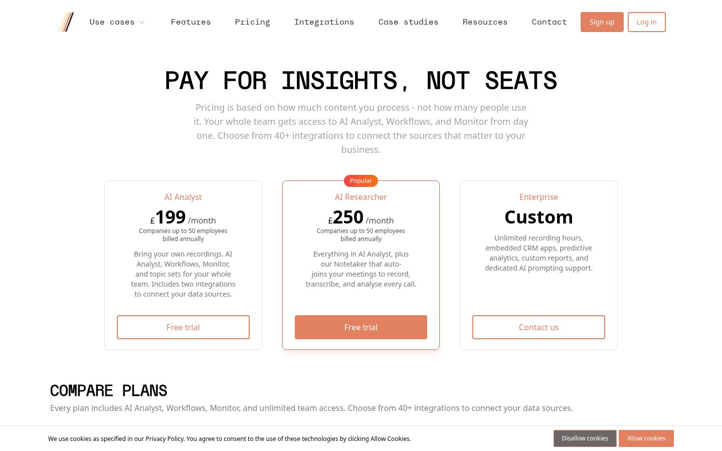 Four/Four Pricing