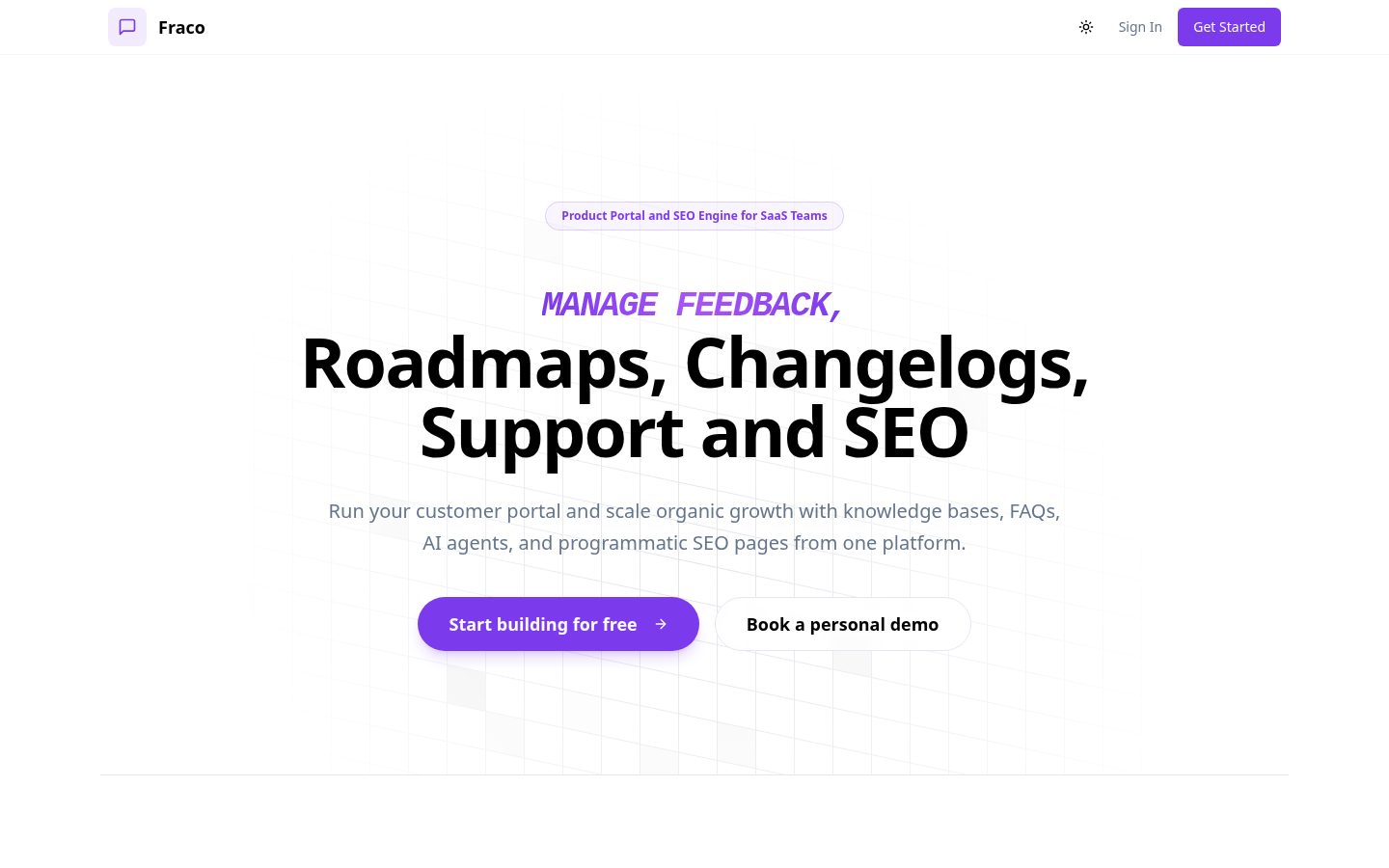Fraco Homepage