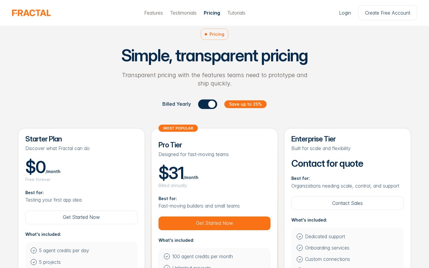 Fractal Pricing