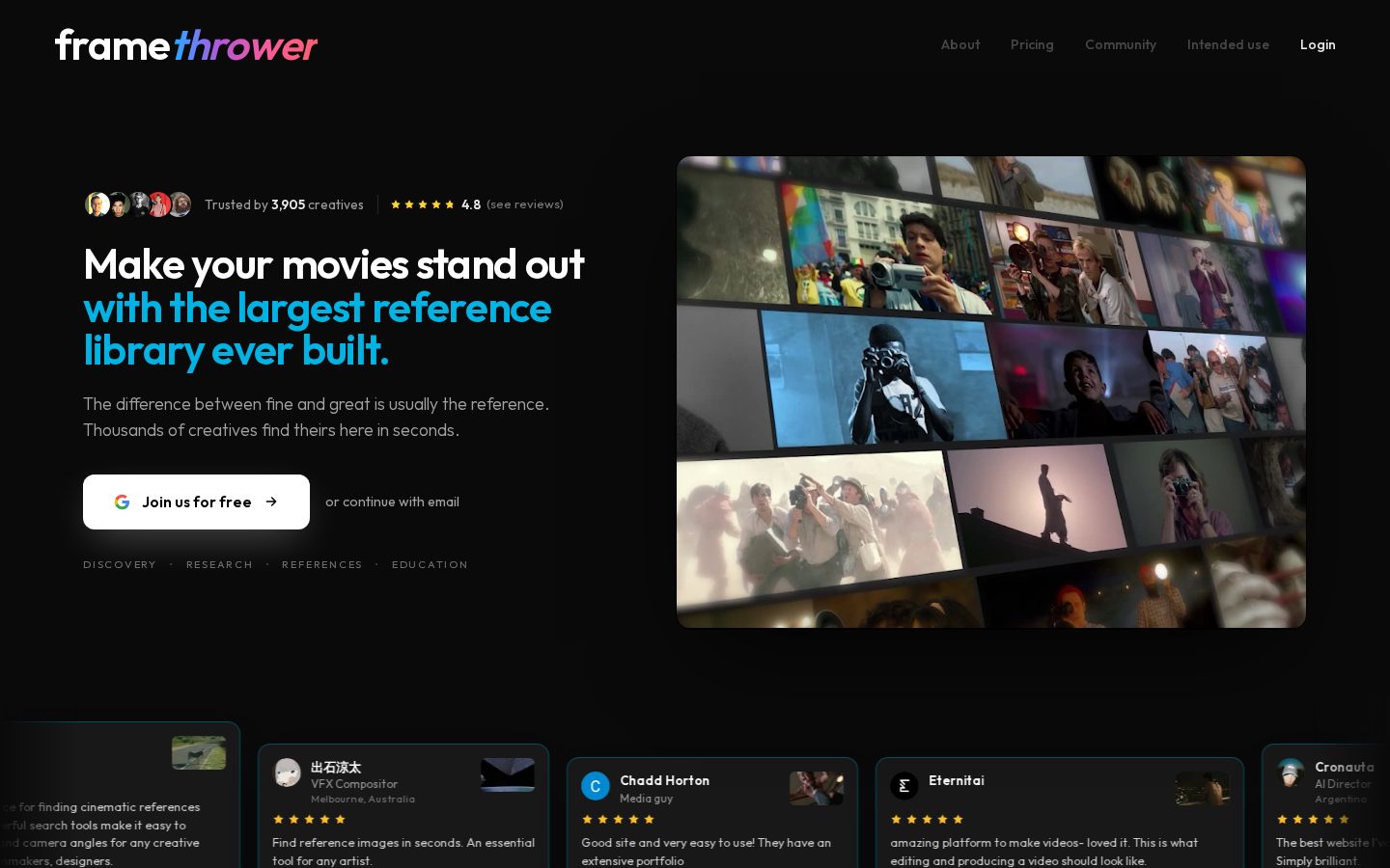 FrameThrower Homepage