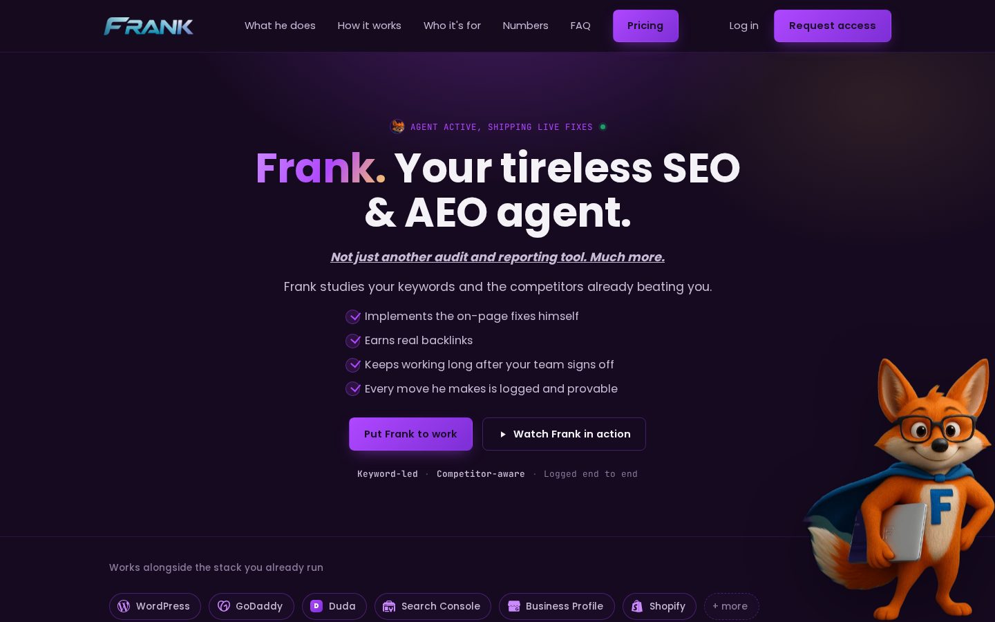 Frank Homepage