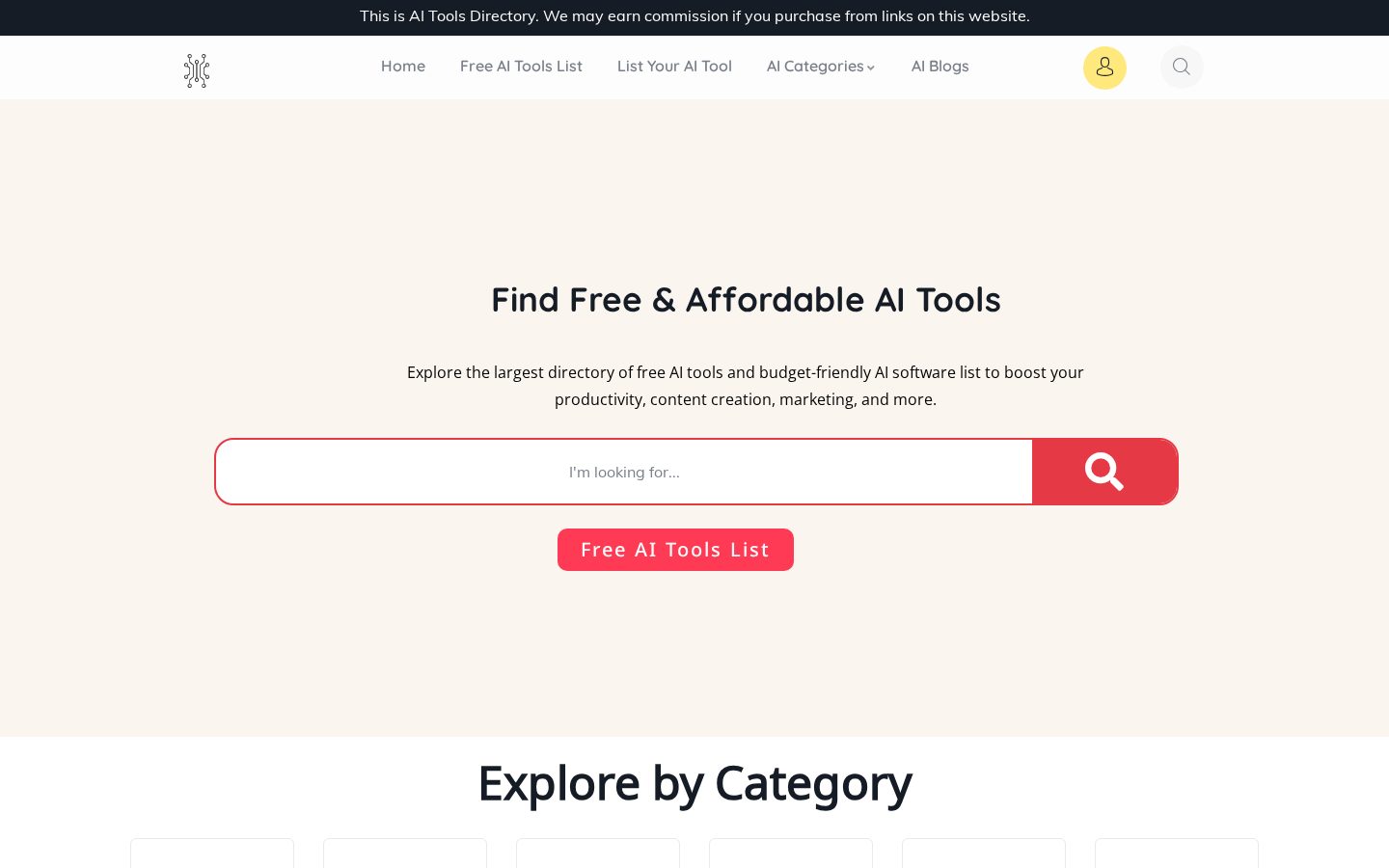 Freemium AI Homepage
