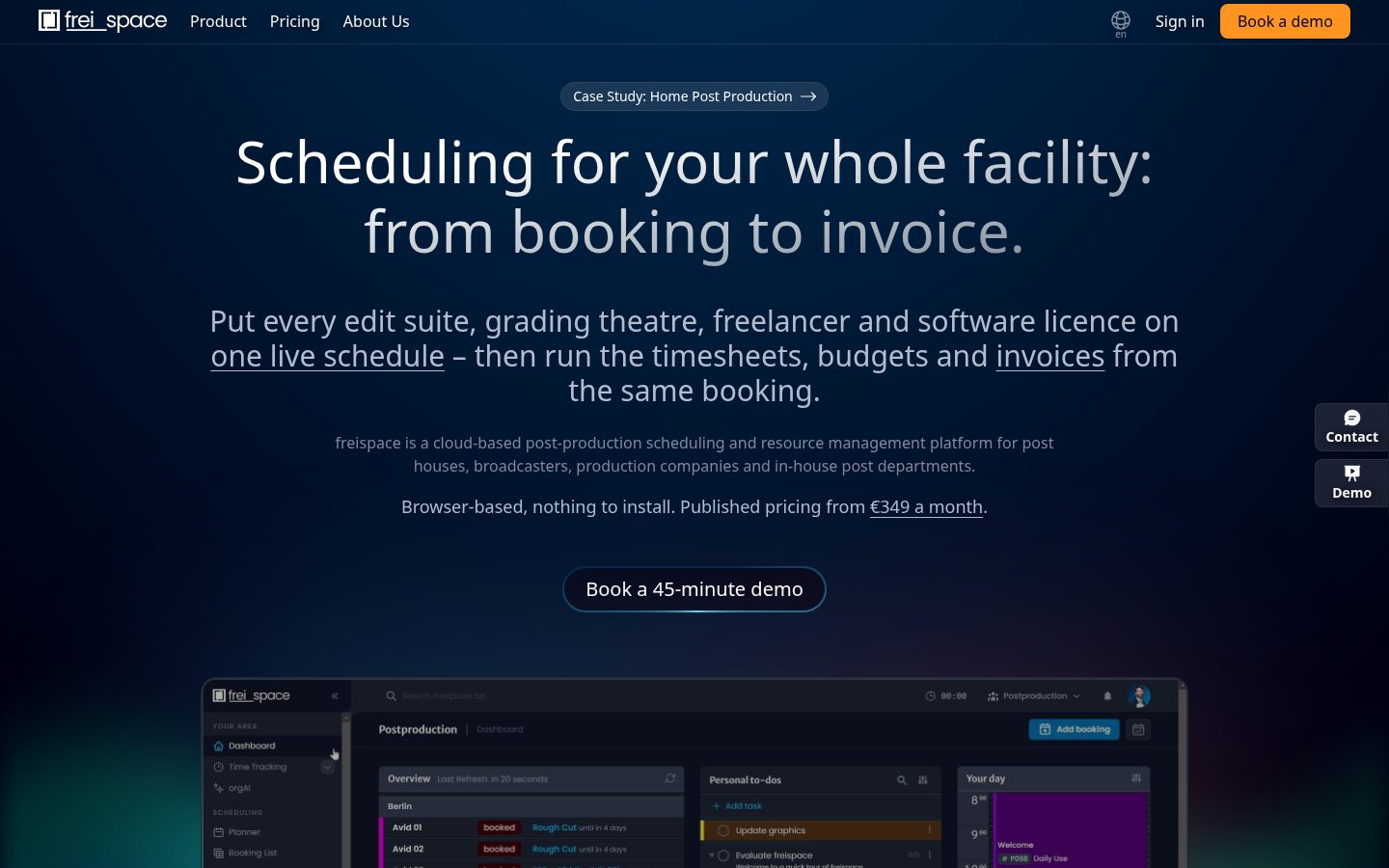 freispace Homepage