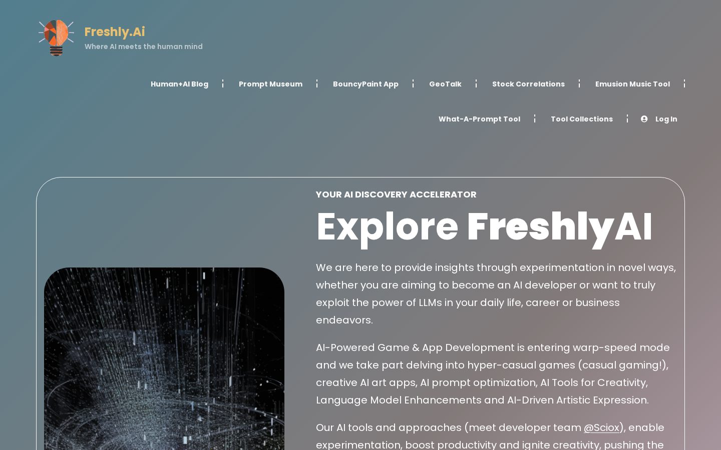 Freshly Homepage