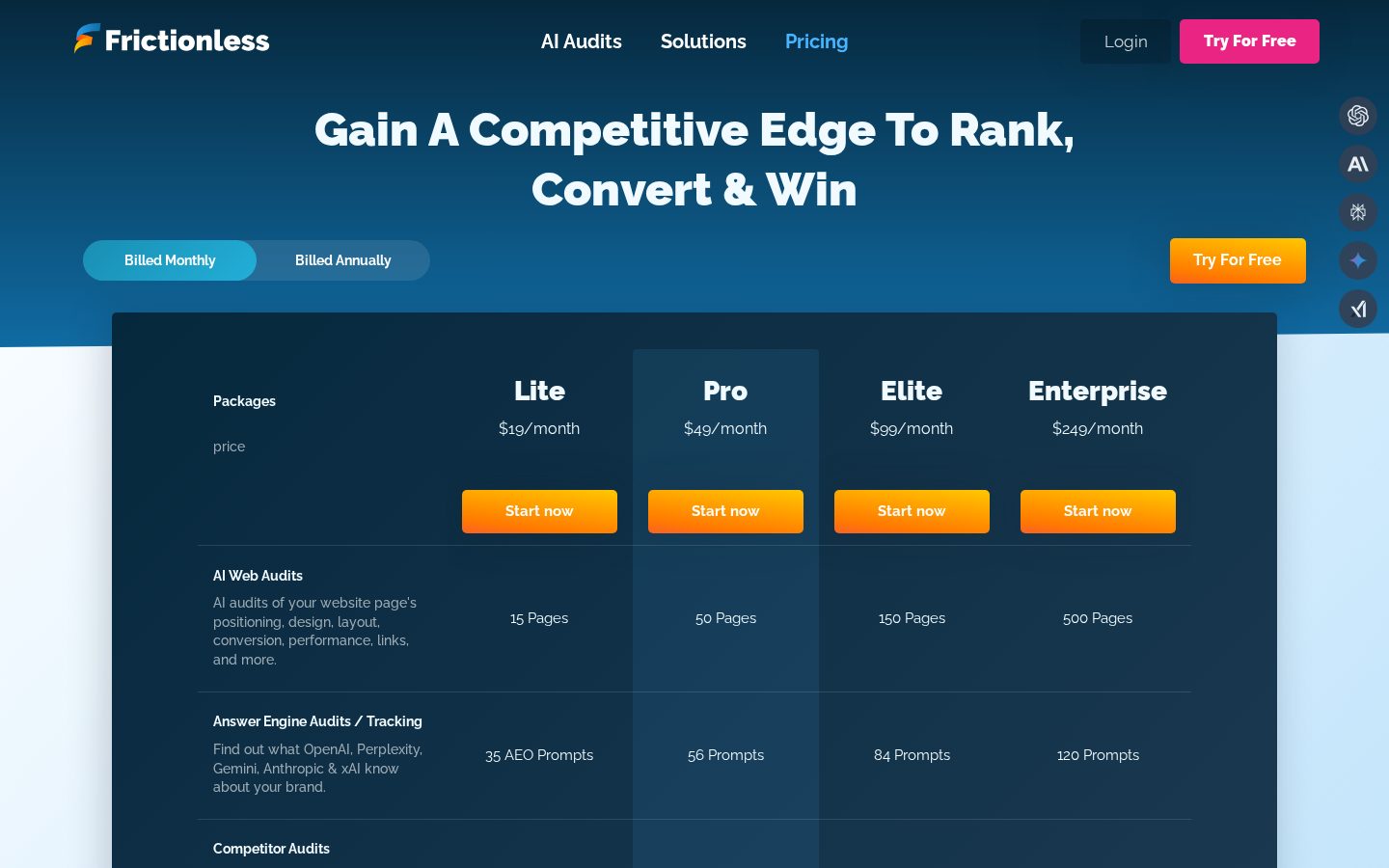 Frictionless Pricing