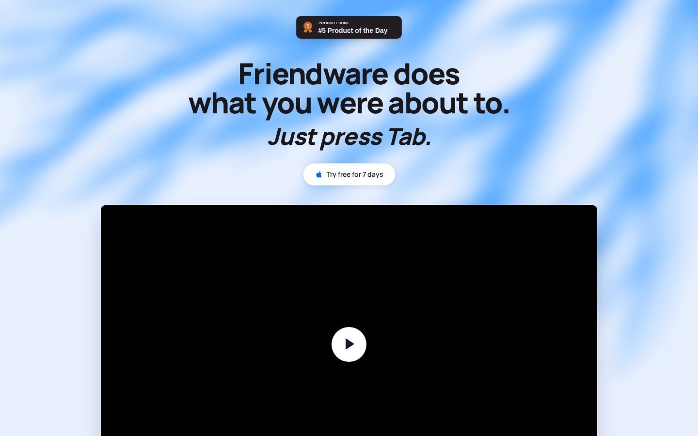 Friendware Homepage