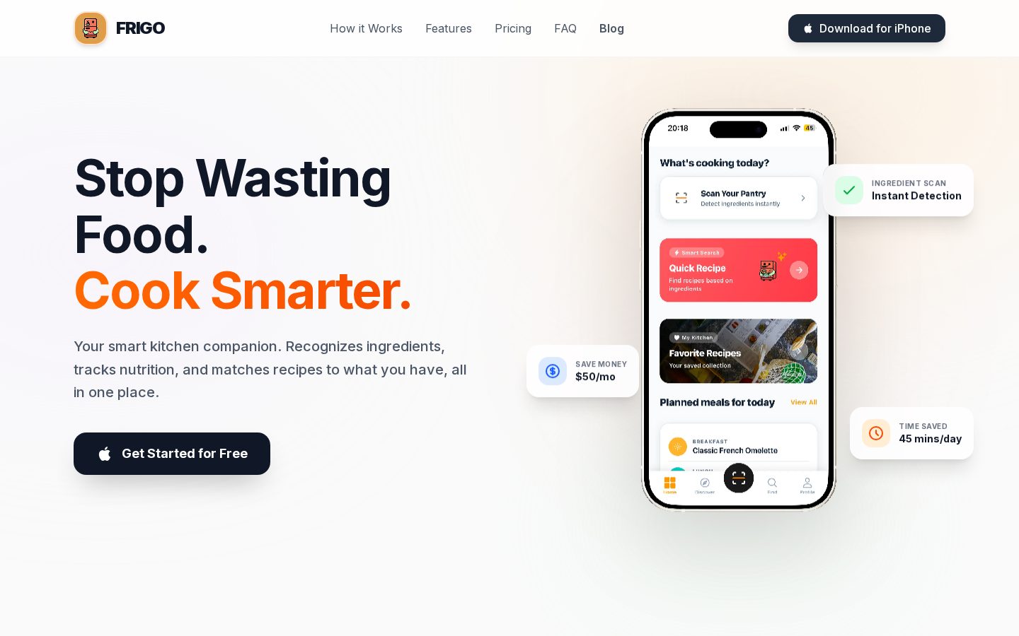 Frigo Homepage