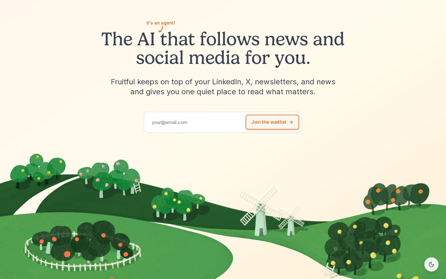 Fruitful Homepage
