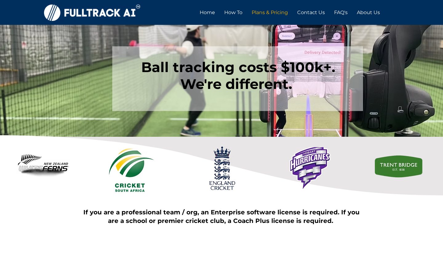 Fulltrack AI Pricing