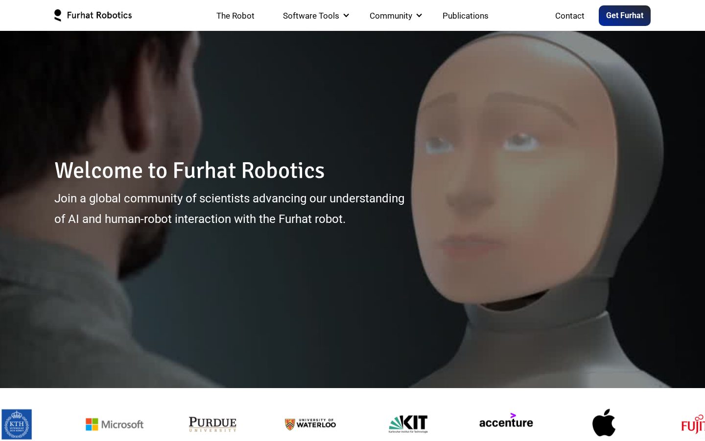 Furhat Robotics Homepage