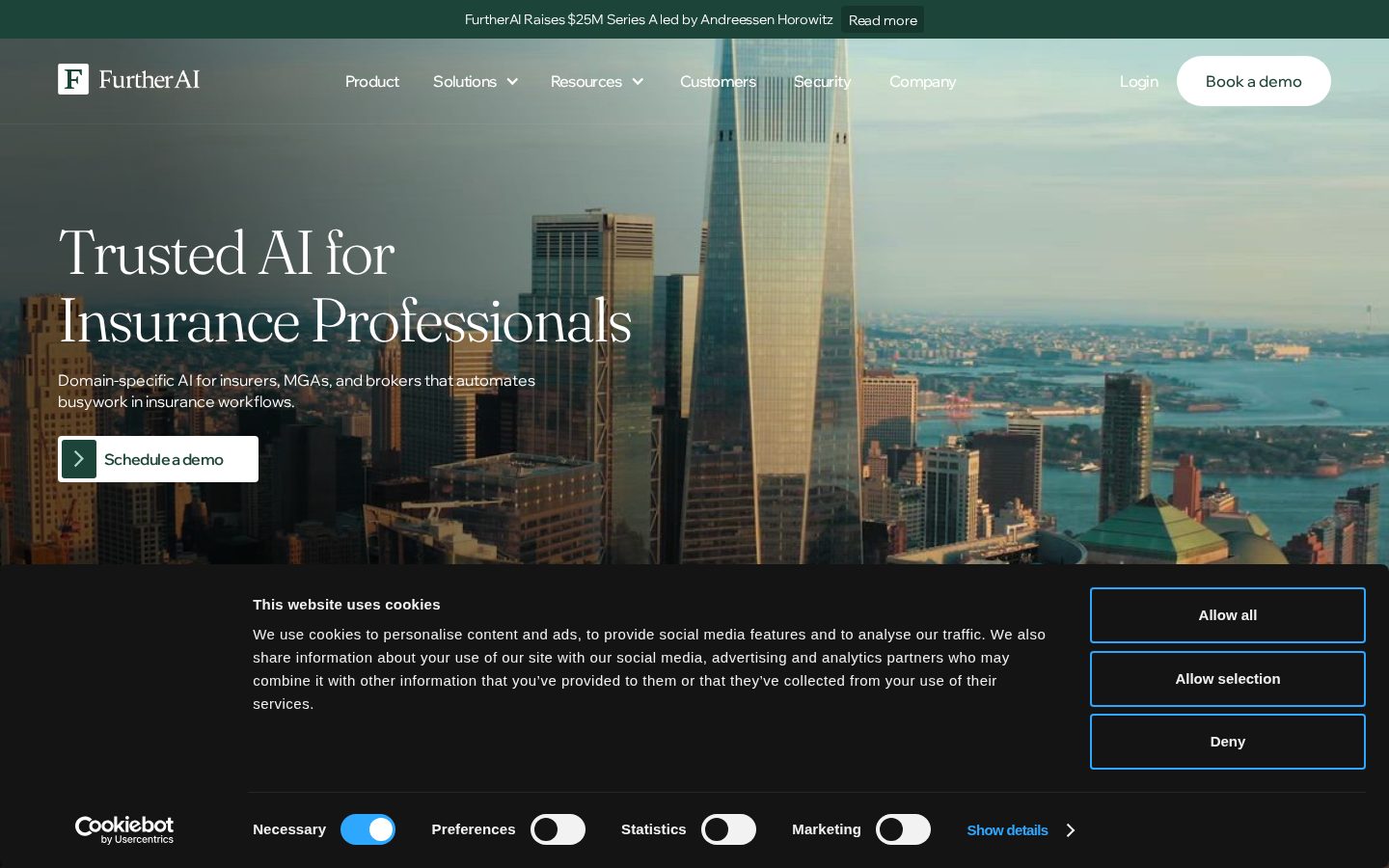 FurtherAI Homepage