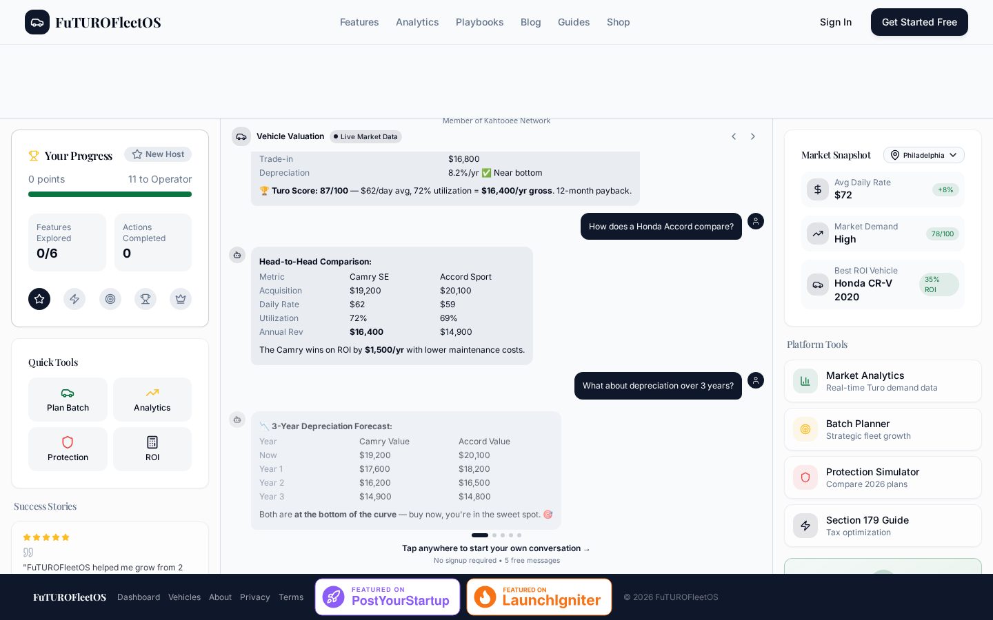 FuTUROfleet Optimization System Homepage