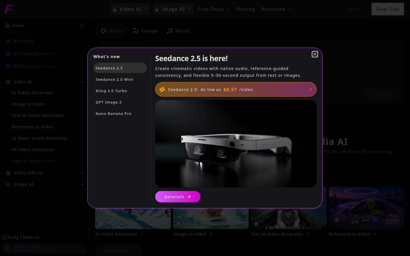 Fylia AI Homepage