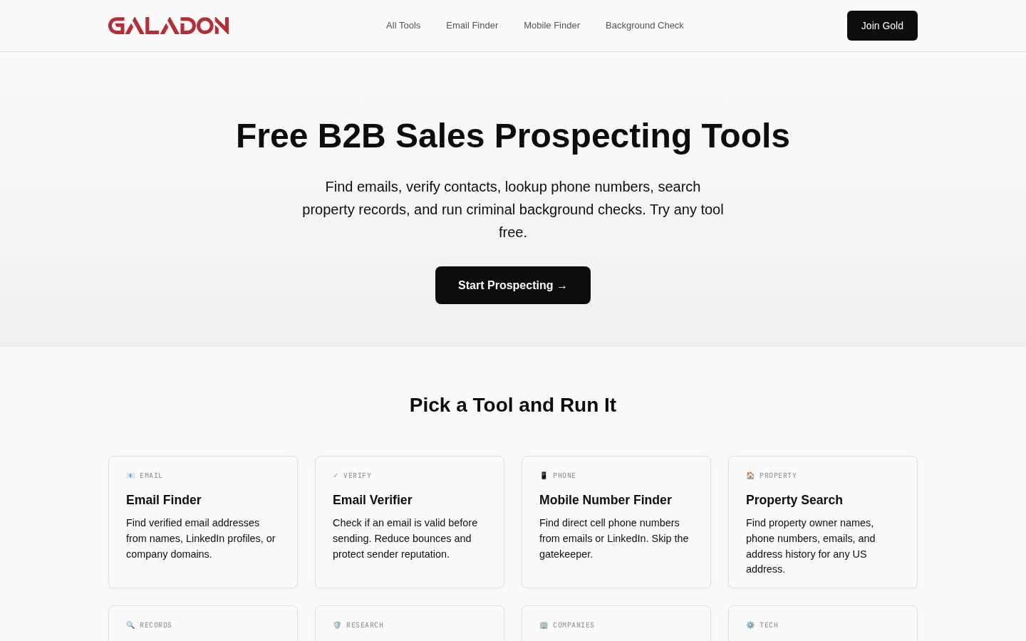 Galadon Homepage