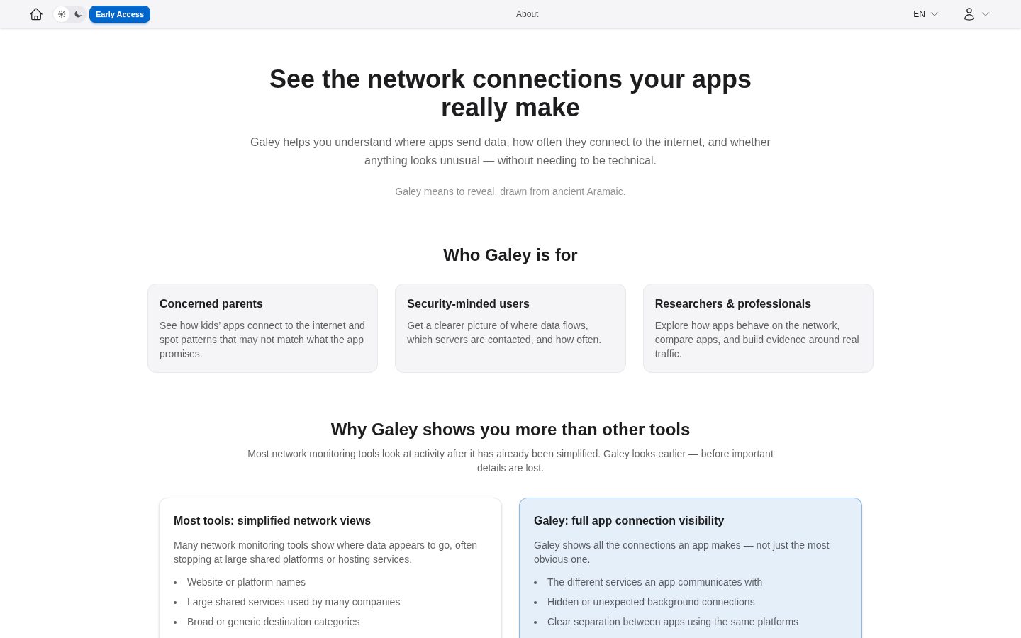 Galey Homepage