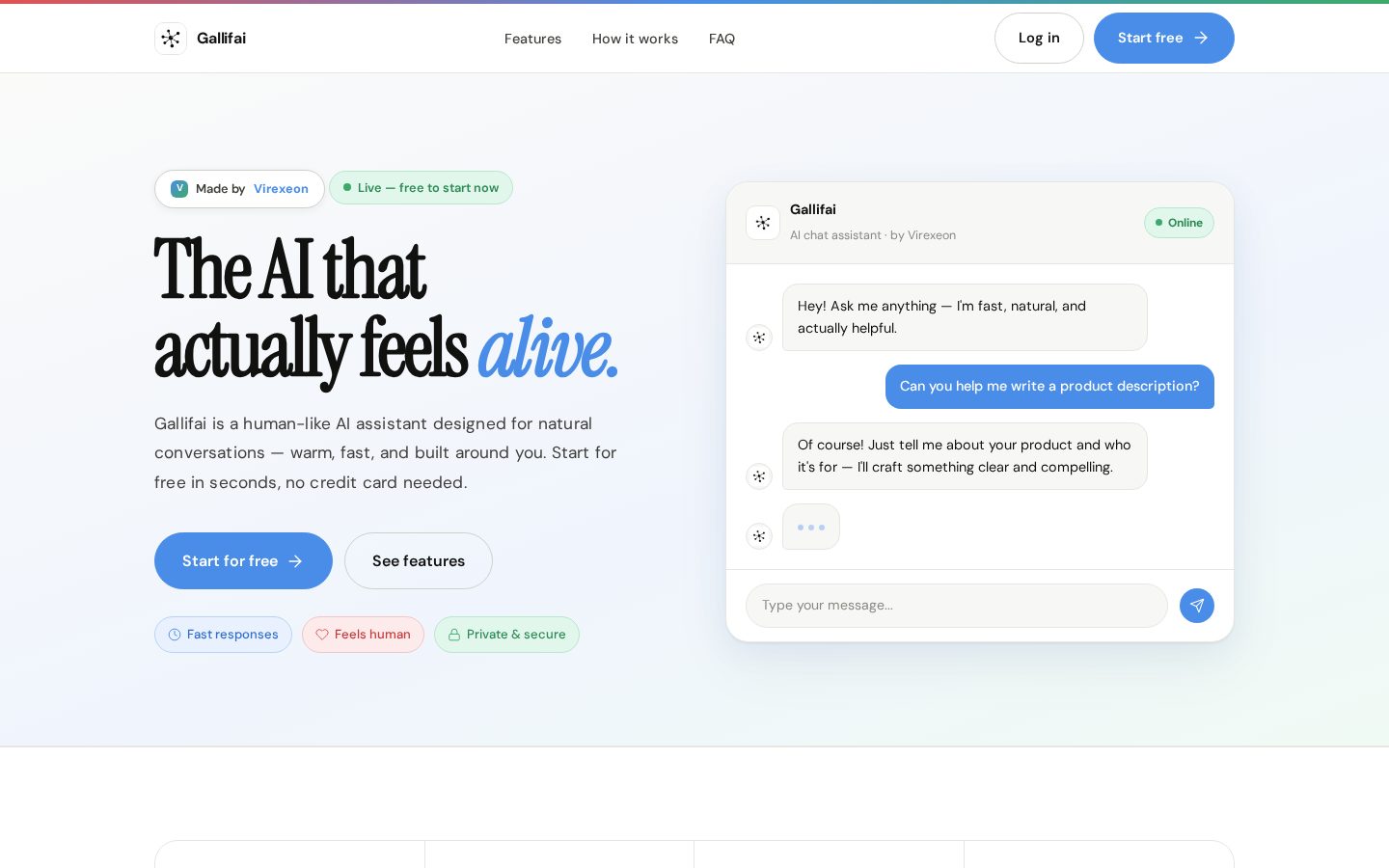 Gallifai Homepage