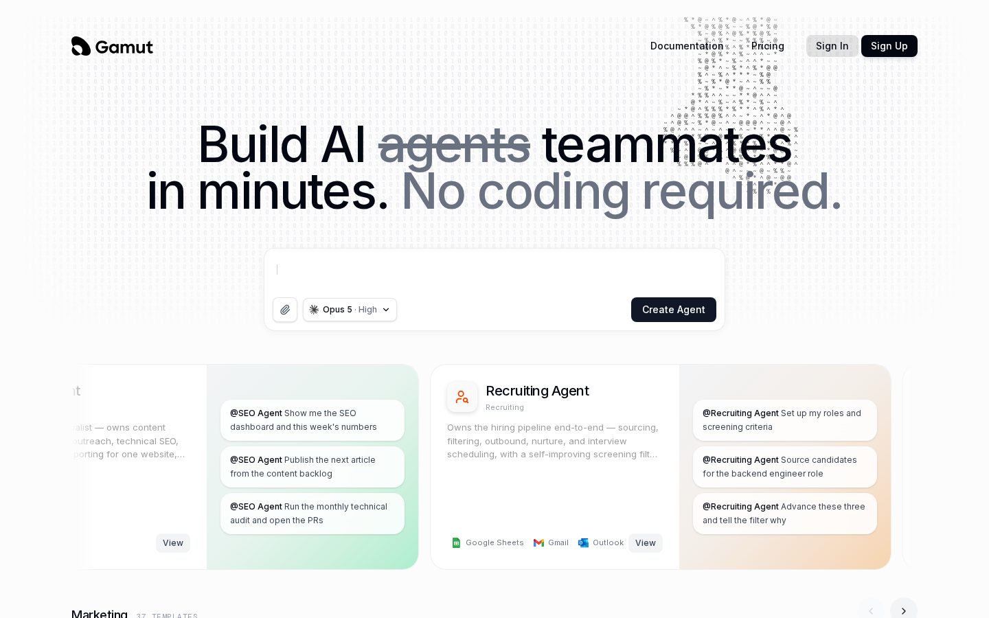 Gamut Homepage