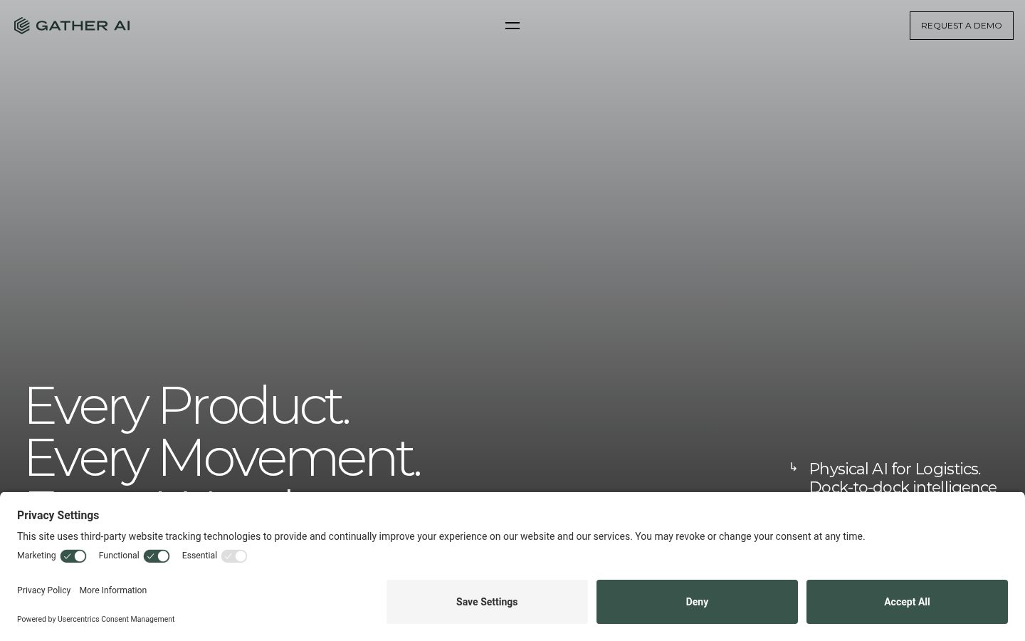 Gather AI Homepage