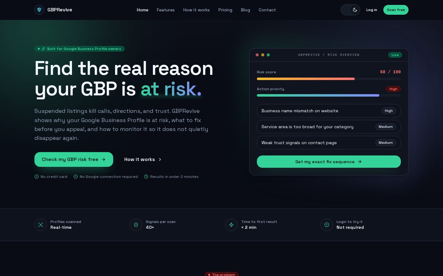 GBPRevive Homepage