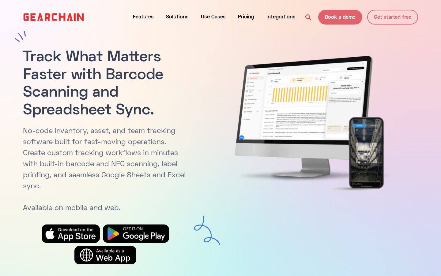 GearChain Homepage