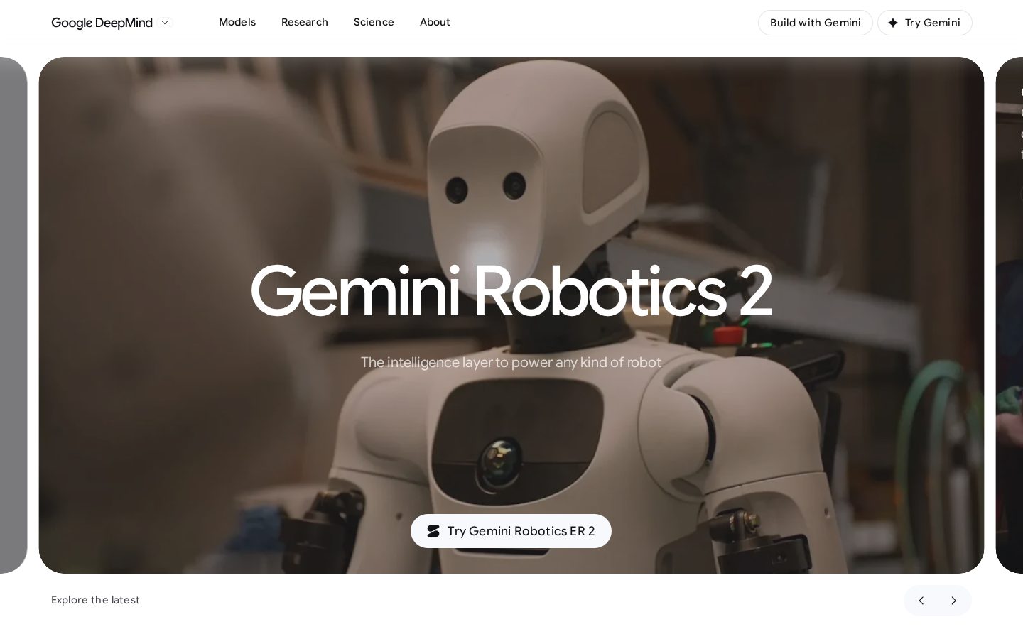 Gemini Robotics On-Device Homepage