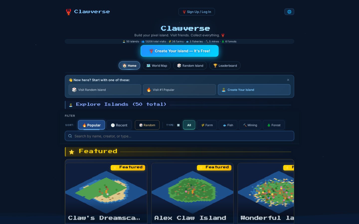 GenClawverse AI Homepage
