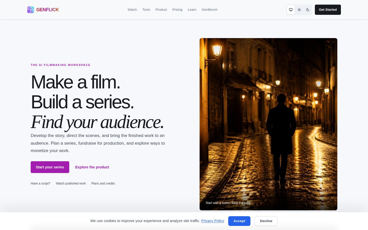 GenFlick Homepage