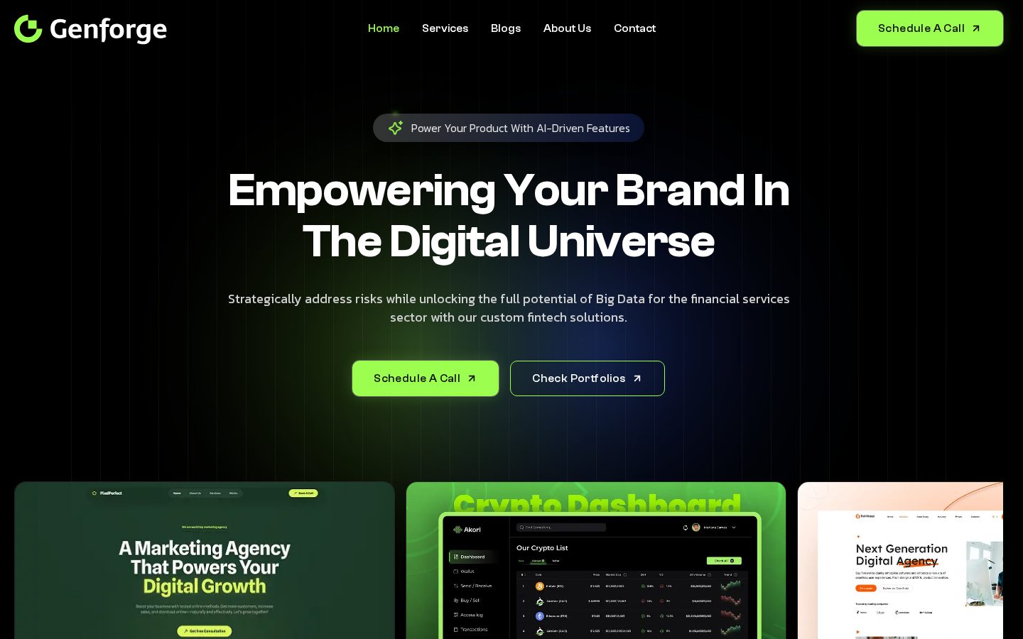 GenForge Homepage