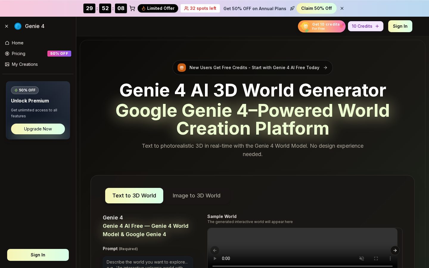 genie 4 Homepage