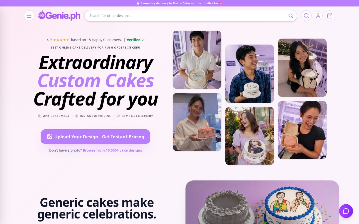Genie.ph Homepage