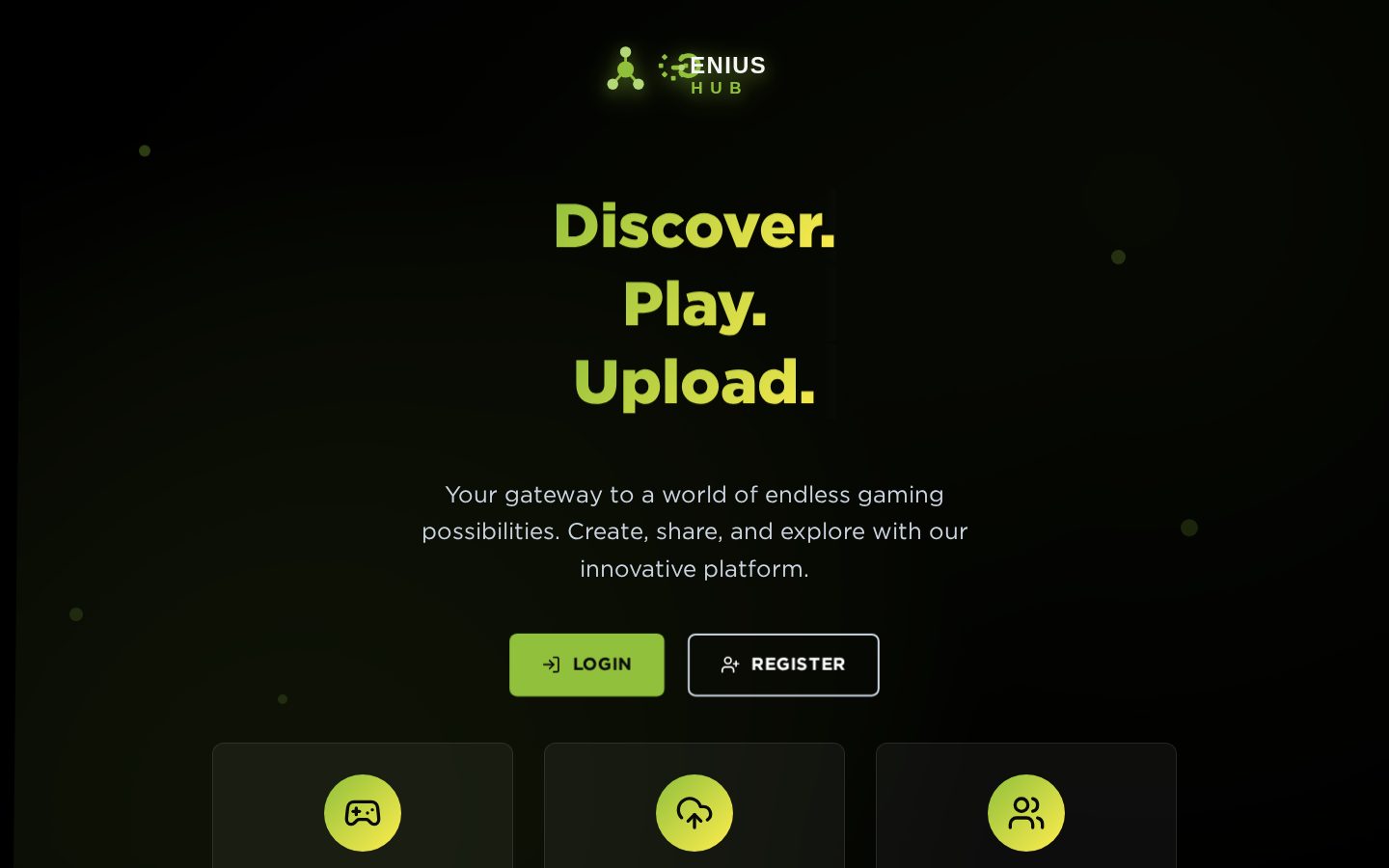 Genius AI Hub Homepage