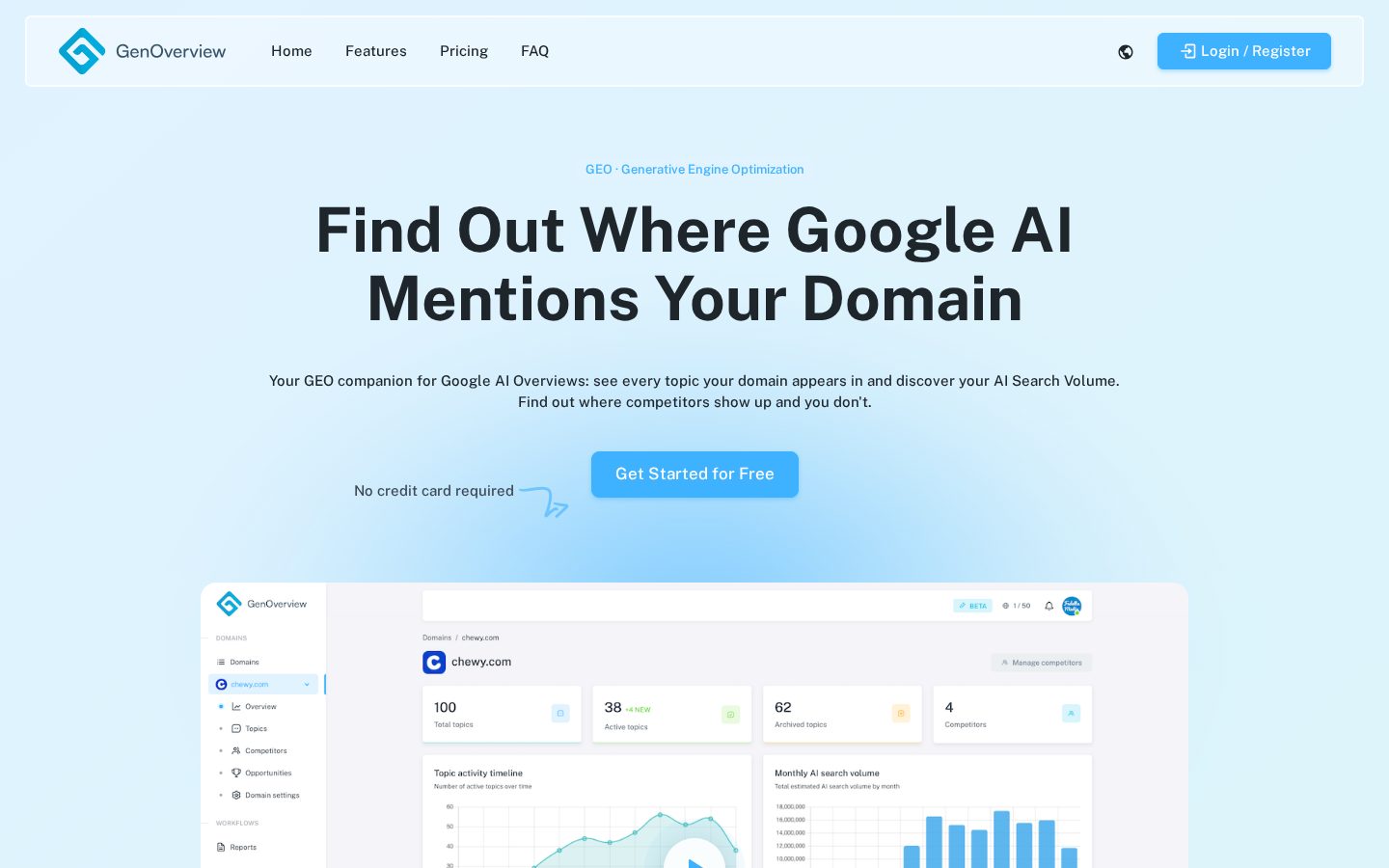 GenOverview Homepage