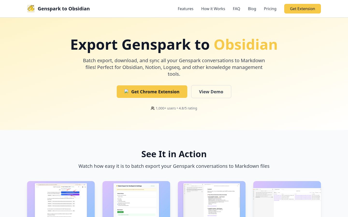 GensparkAI to Obsidian Homepage