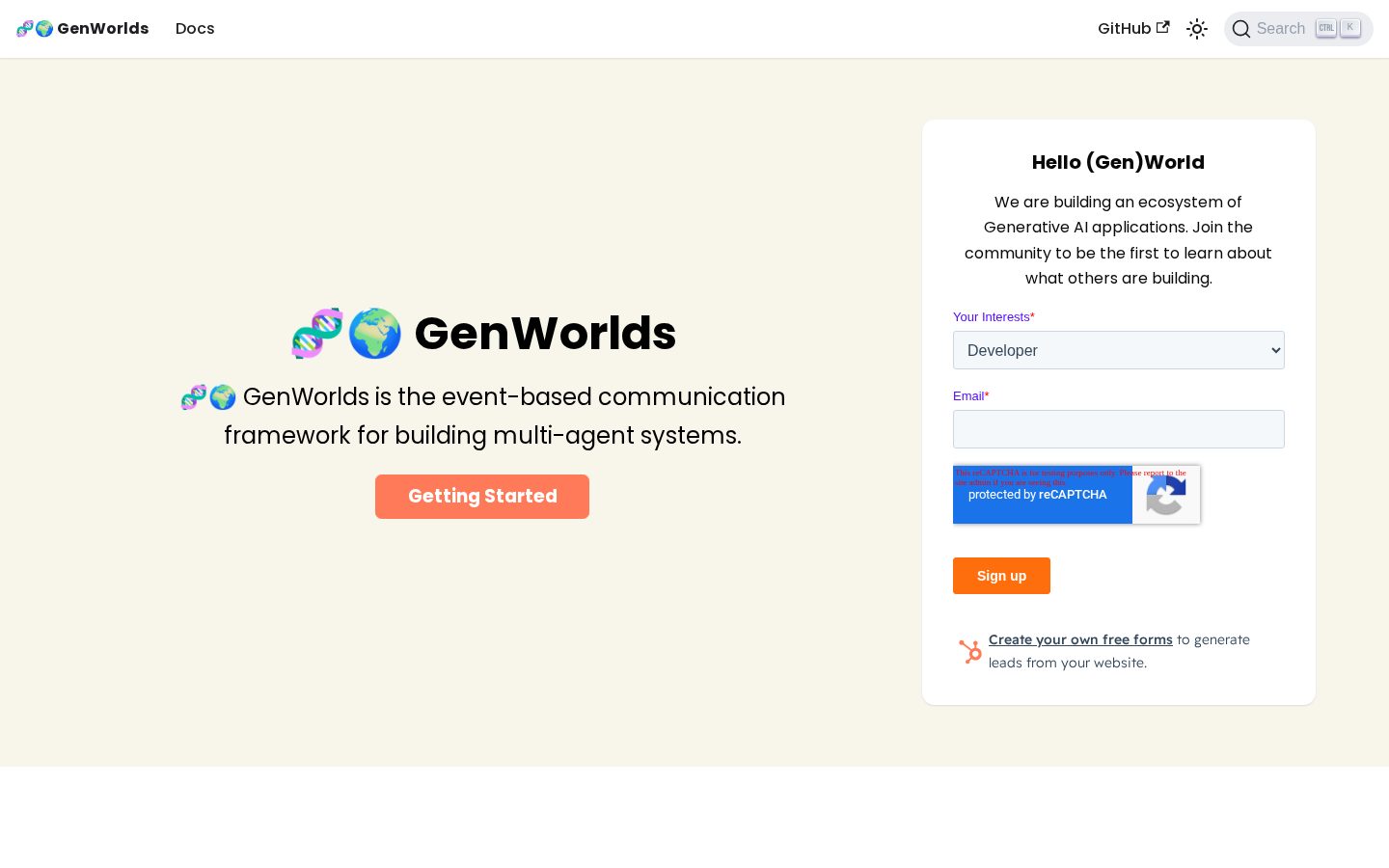 GenWorlds Homepage