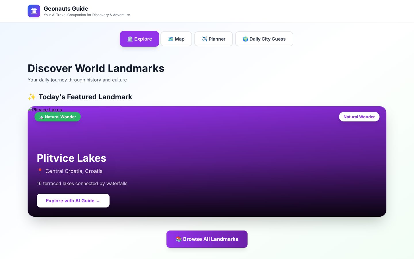 Geonauts Guide Homepage