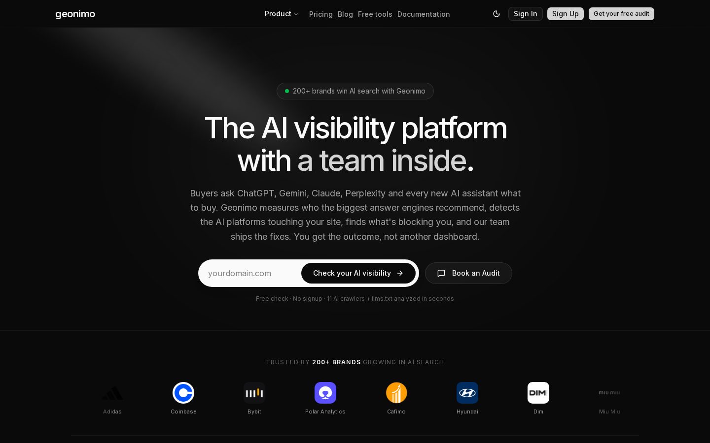 Geonimo Homepage