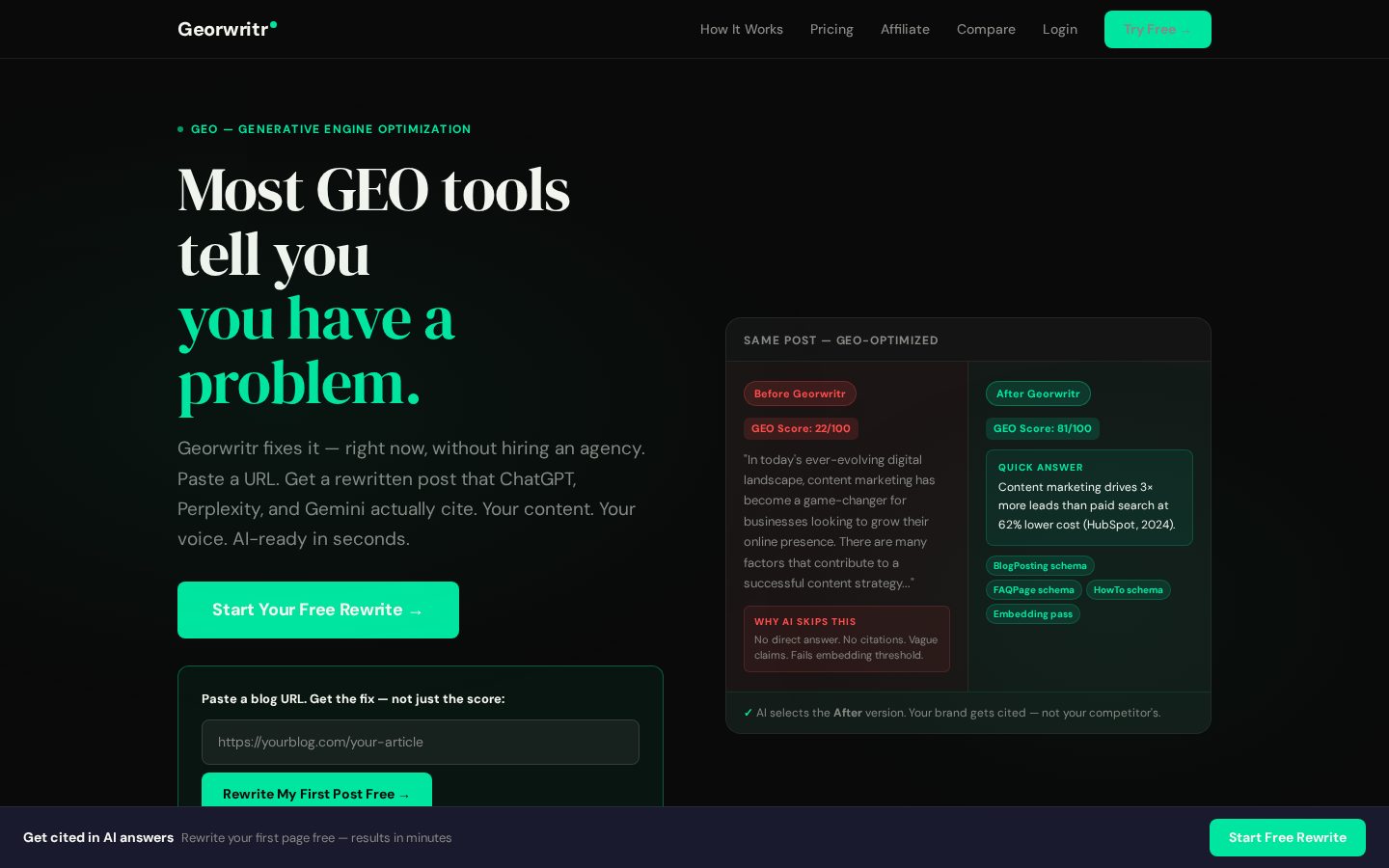 Georwritr Homepage