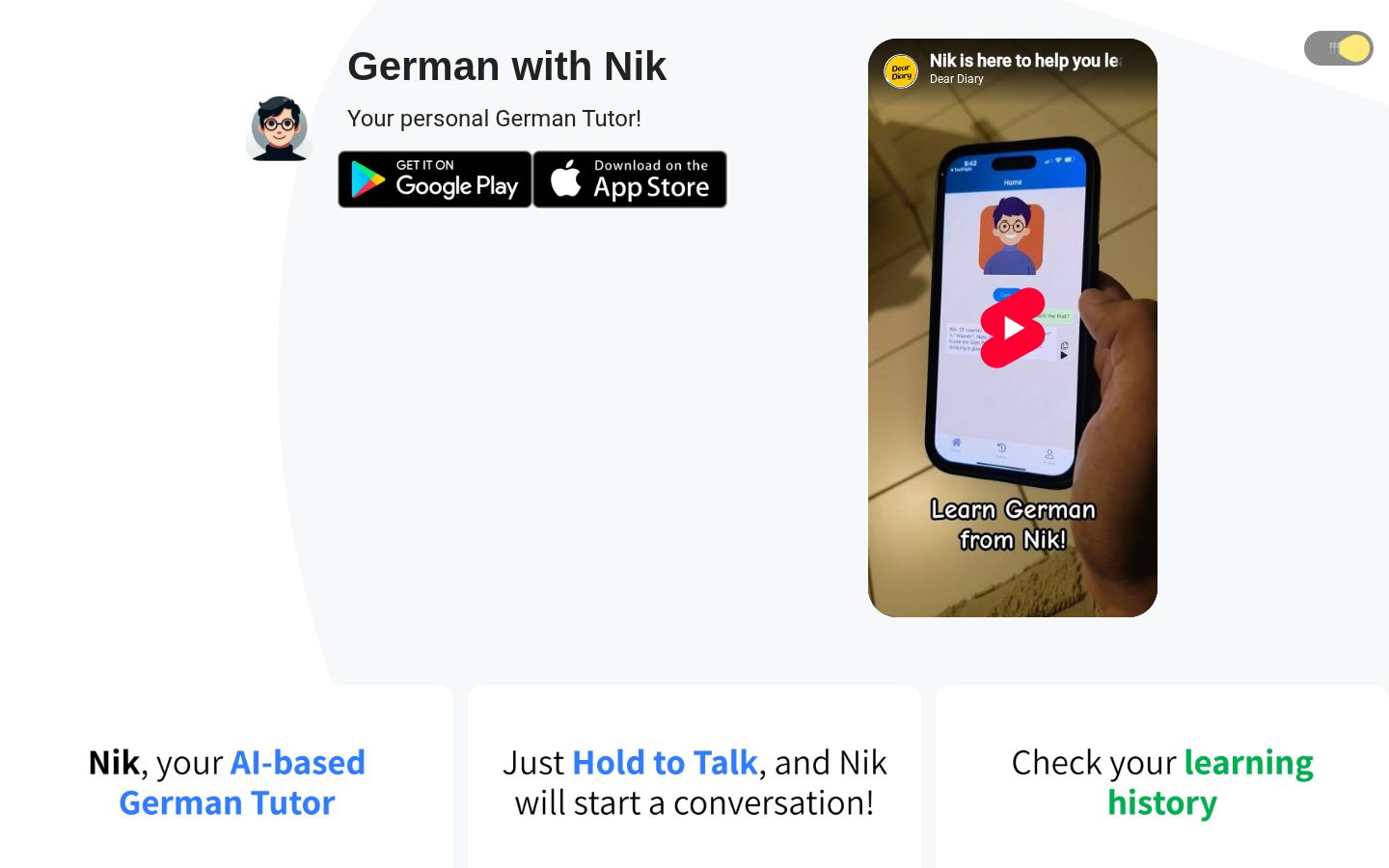 German with Nik Homepage
