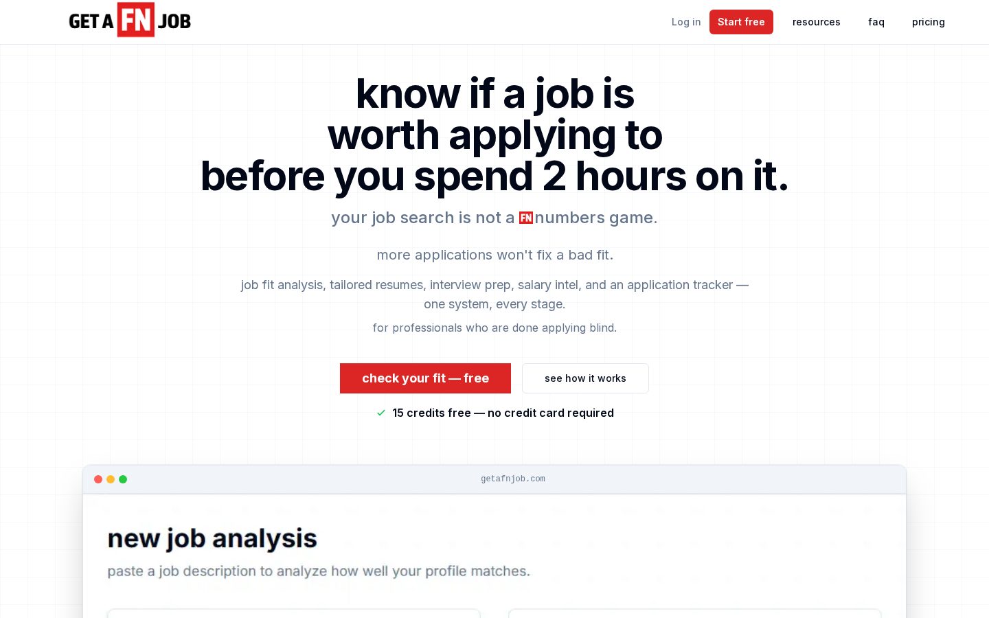GET A FN JOB Homepage