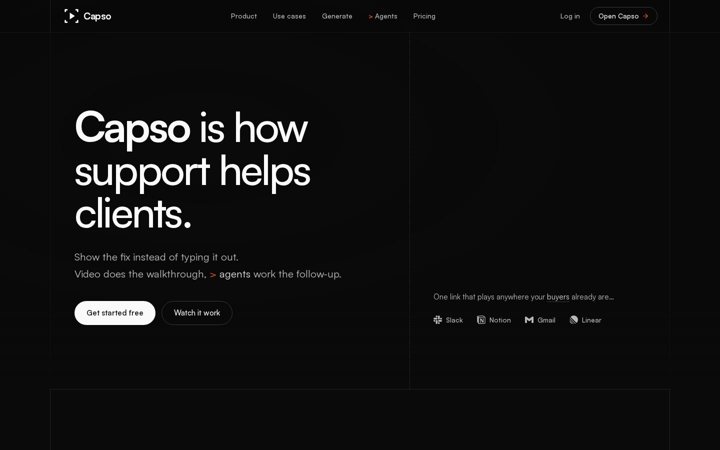 Get Capso Homepage