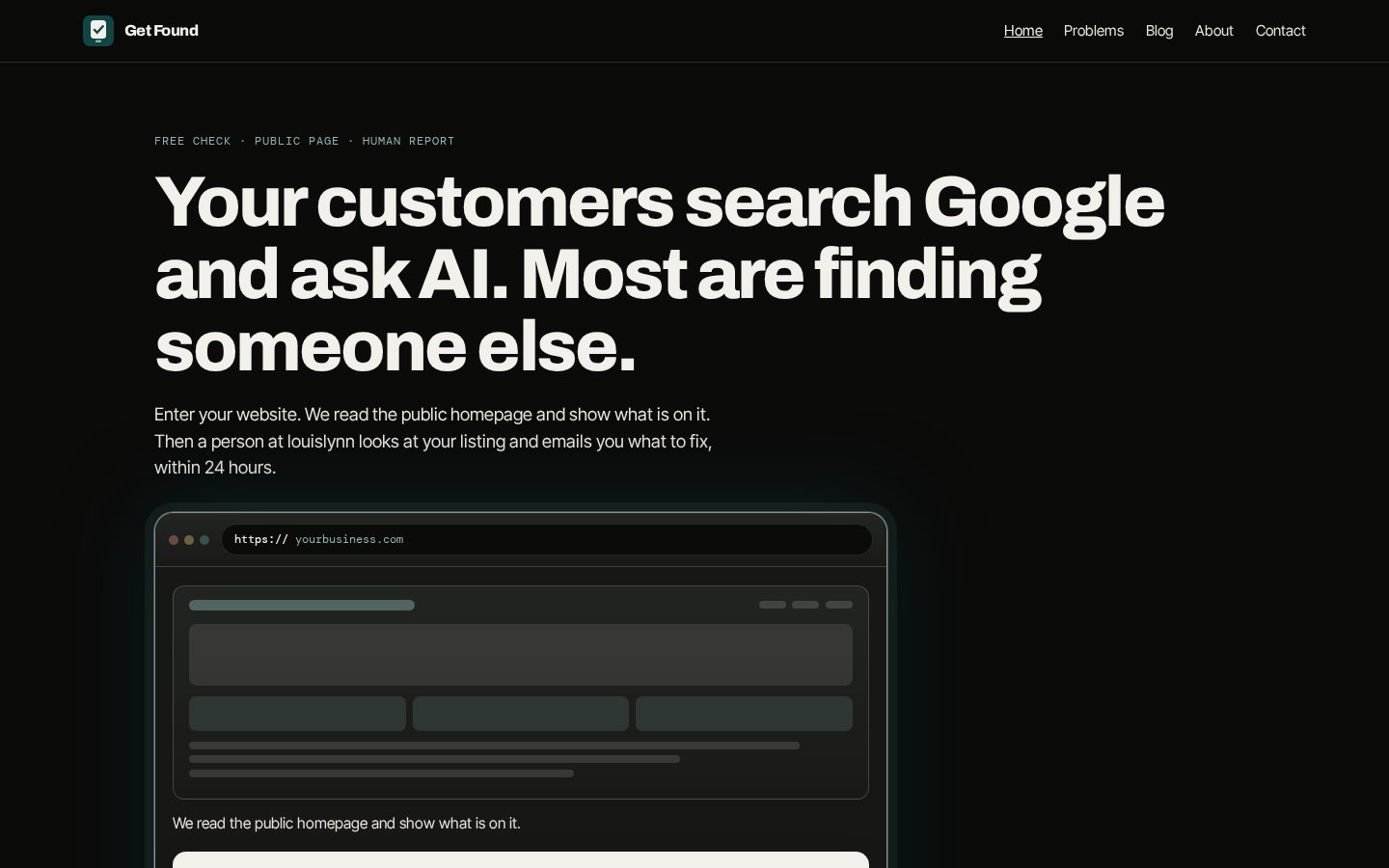Get Found on Google Homepage