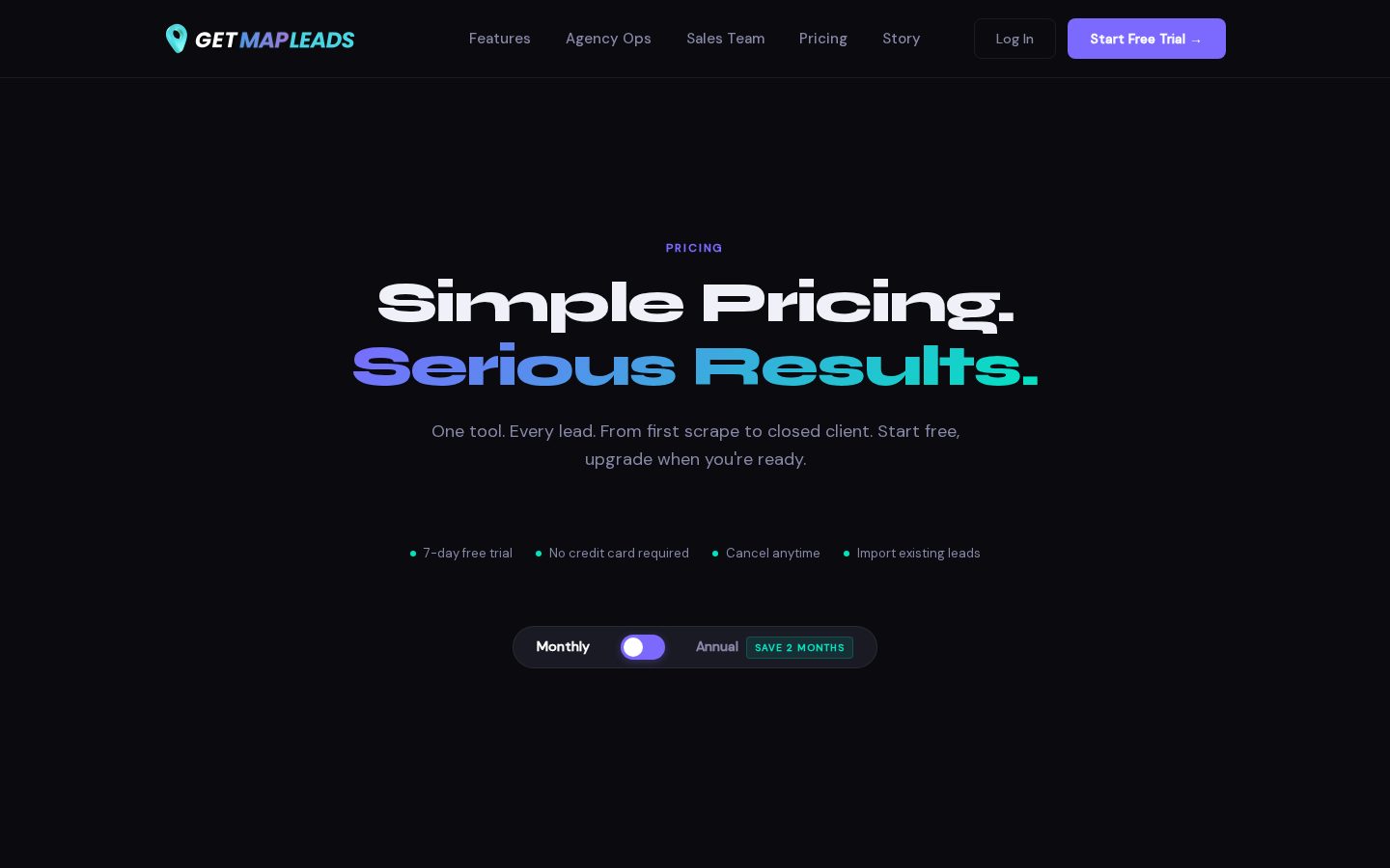 Get Map Leads Pricing
