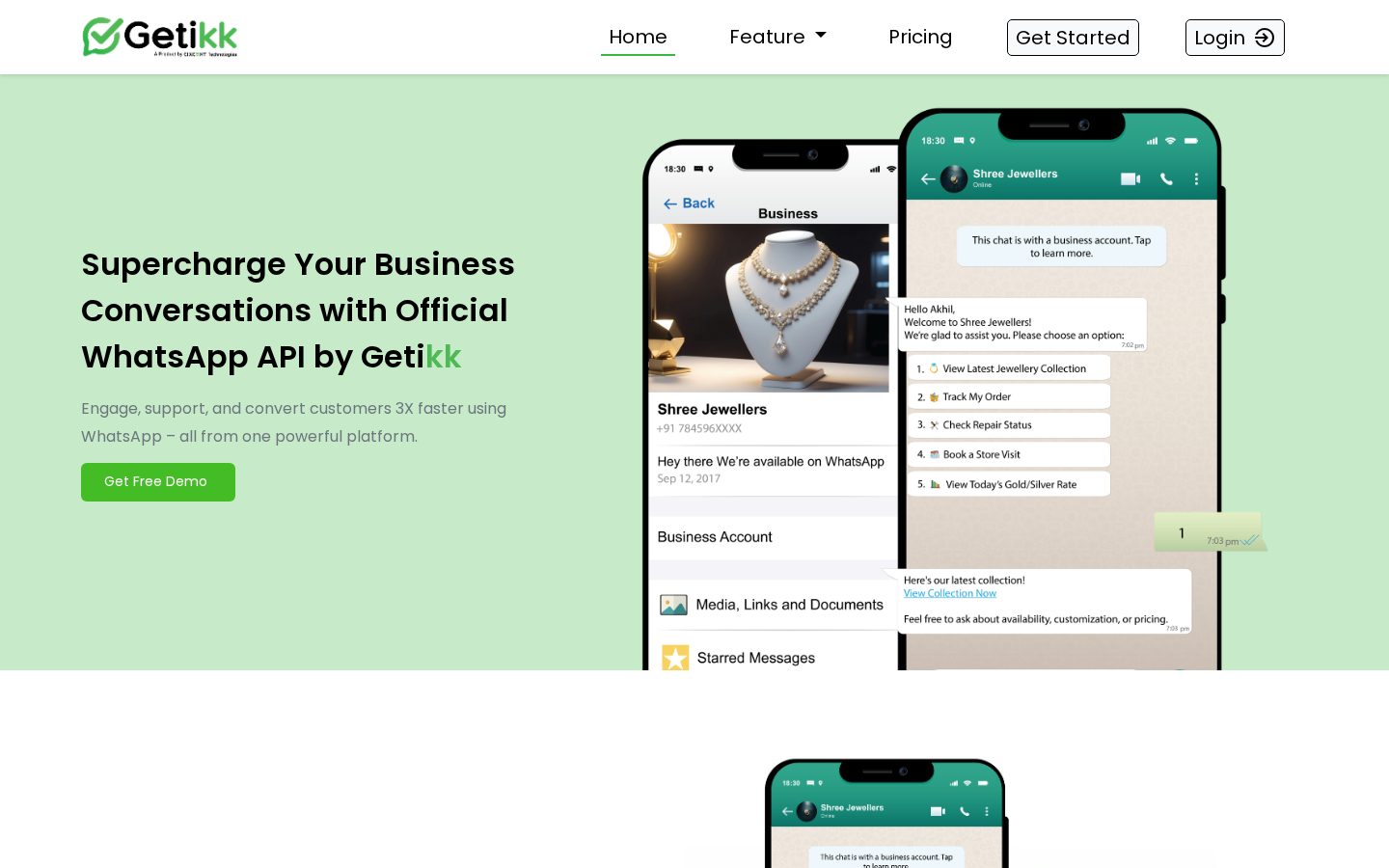 Getikk Homepage