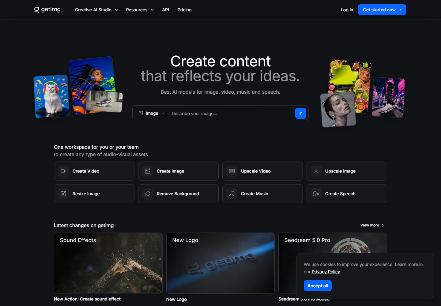 getimg.ai homepage