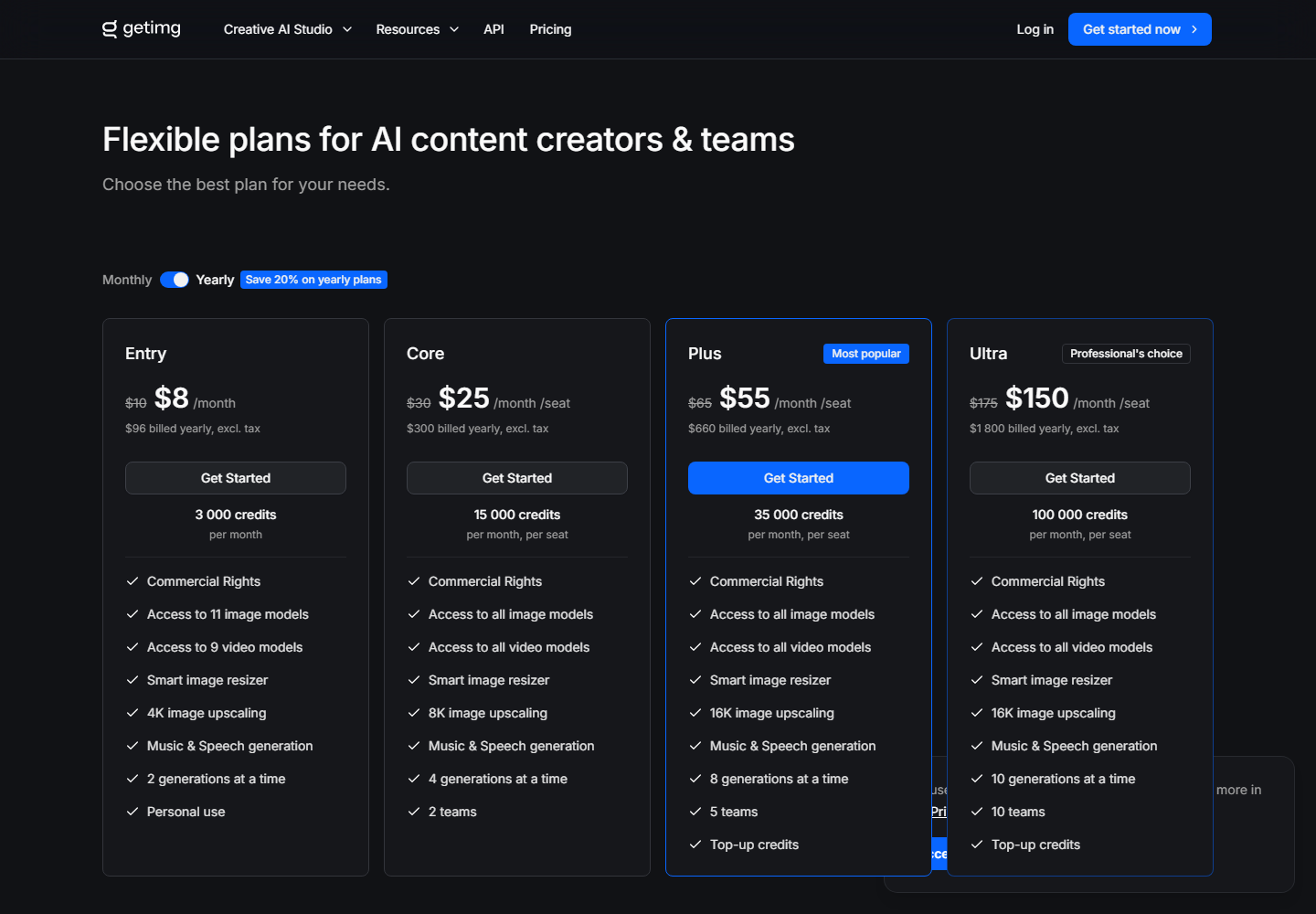 getimg.ai pricing