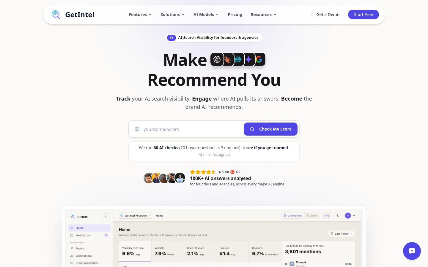 GetIntel Homepage