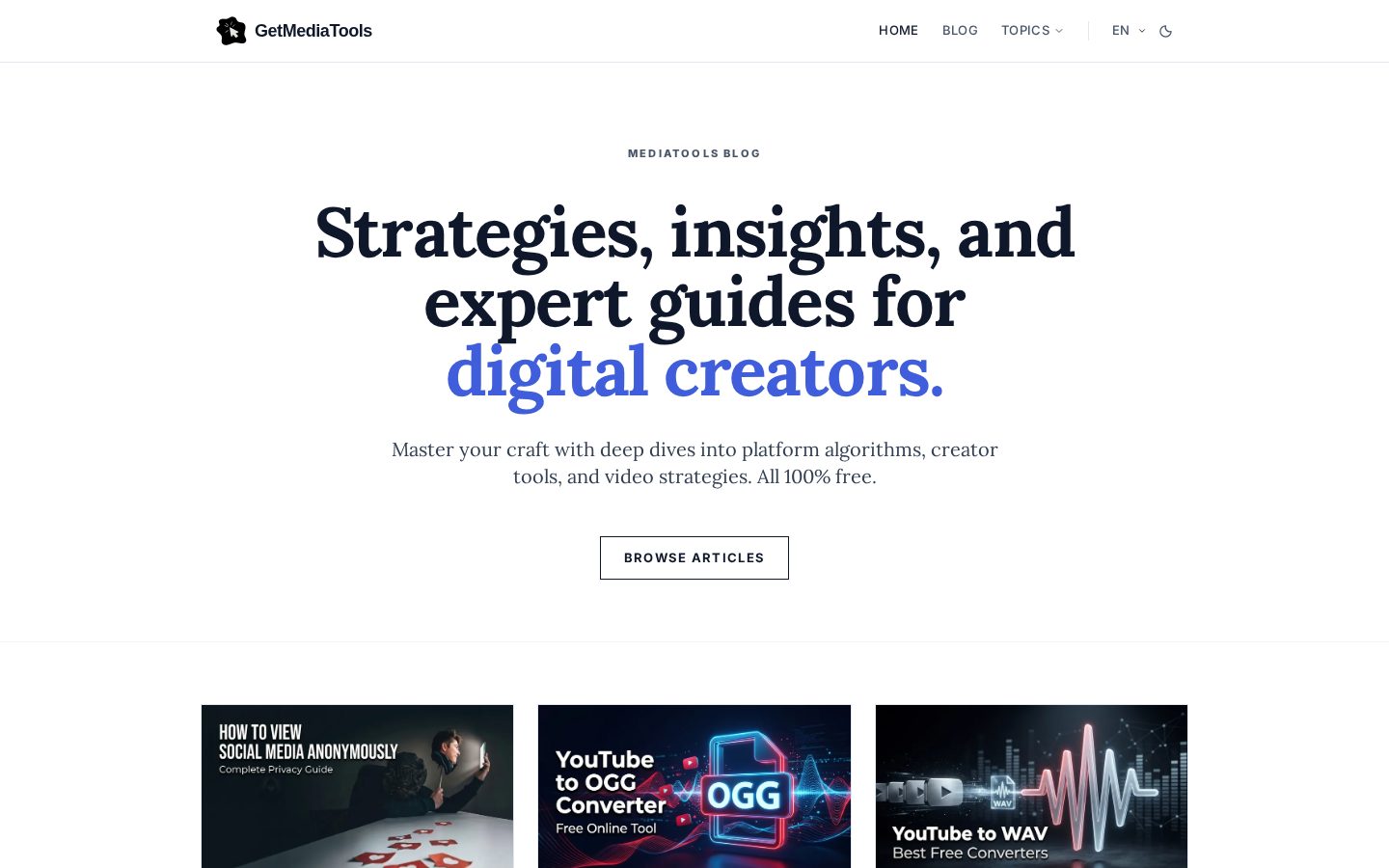 getmediatools Homepage