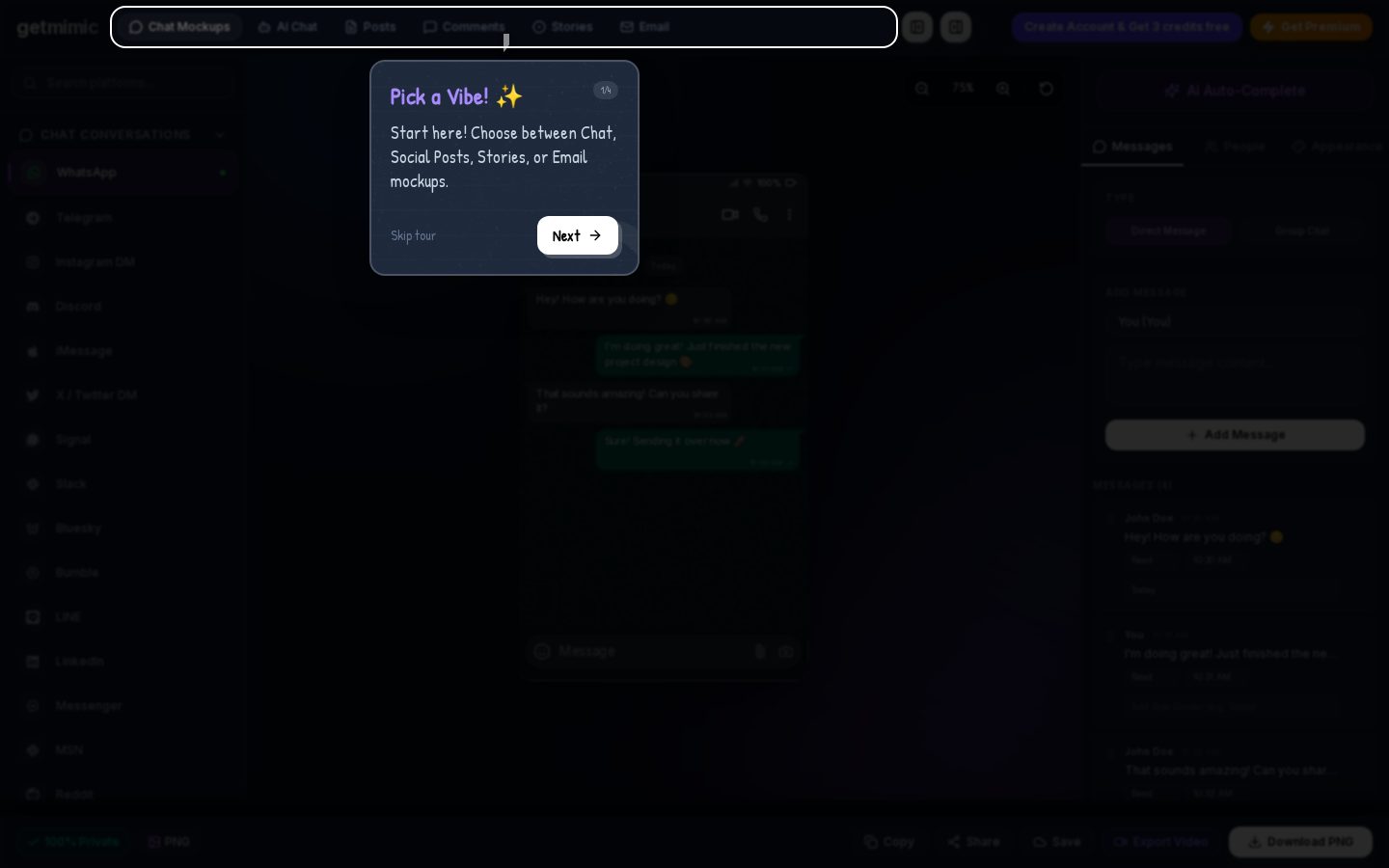 GetMimic Homepage