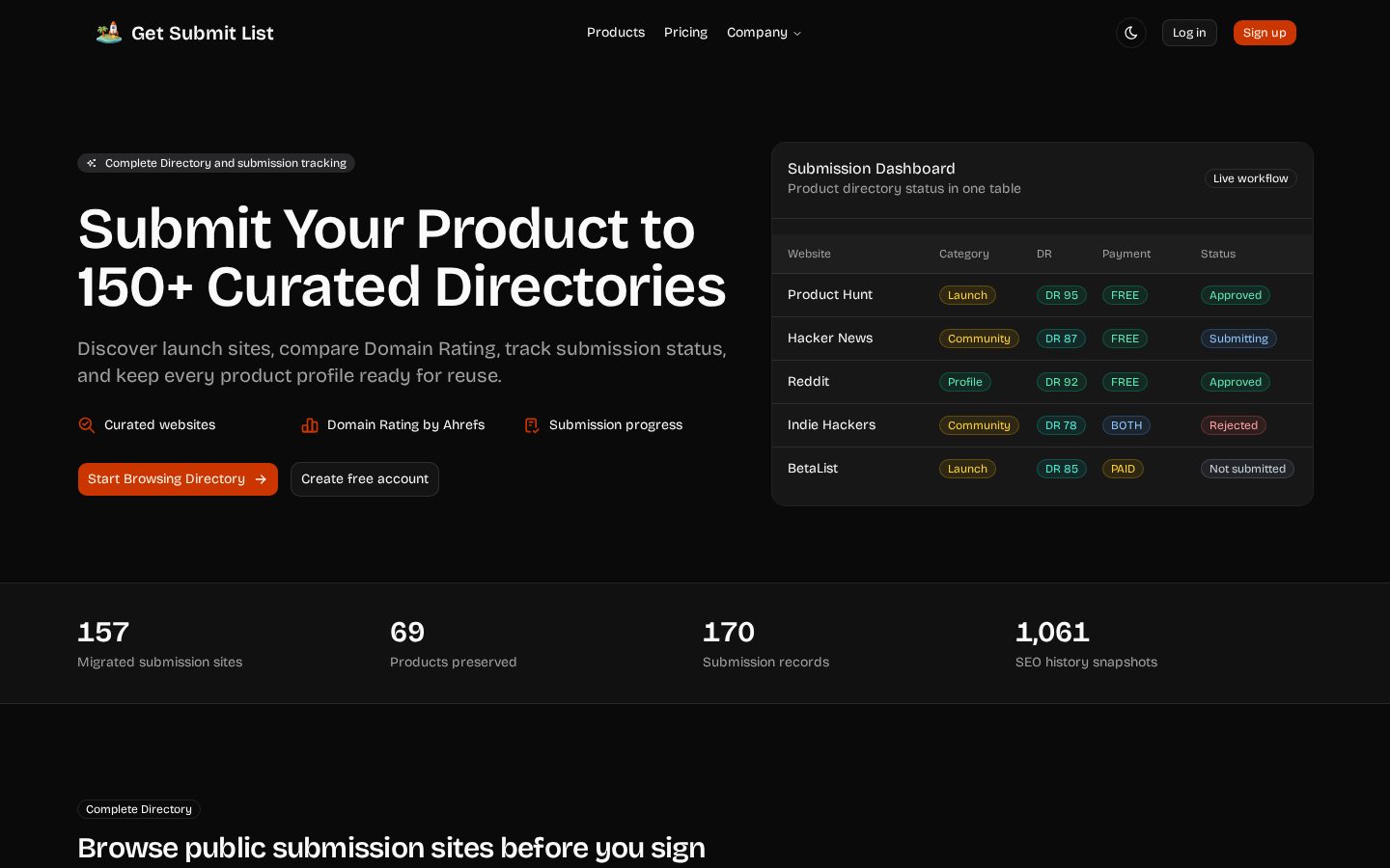 GetSubmitList Homepage