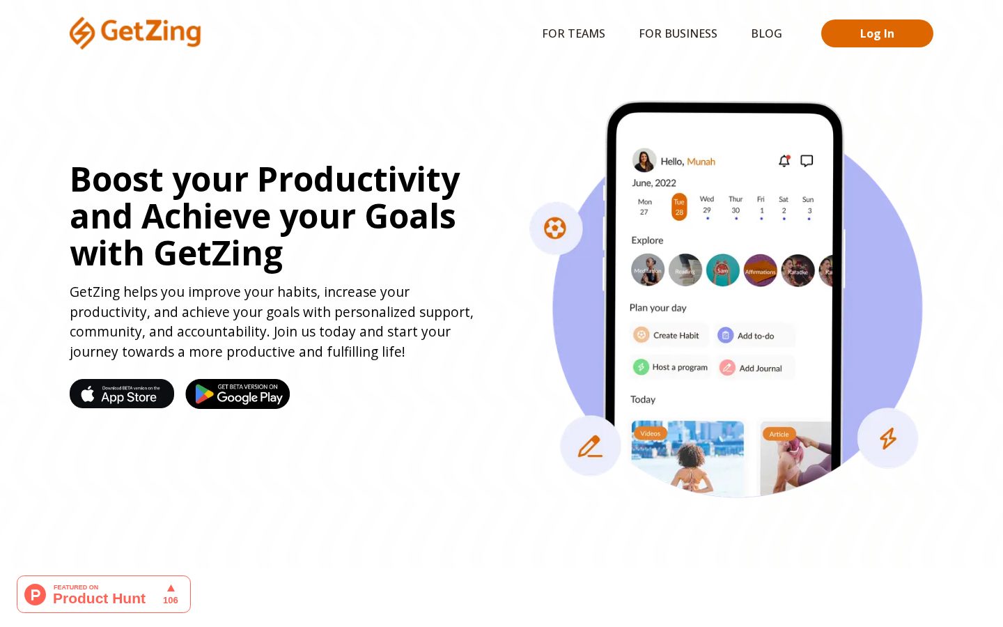 Getzing Ai Homepage
